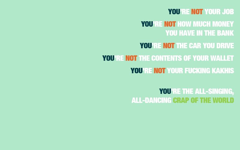 you're not your job