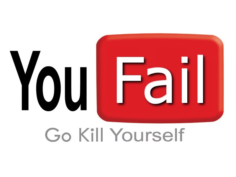 YouFail logo with message