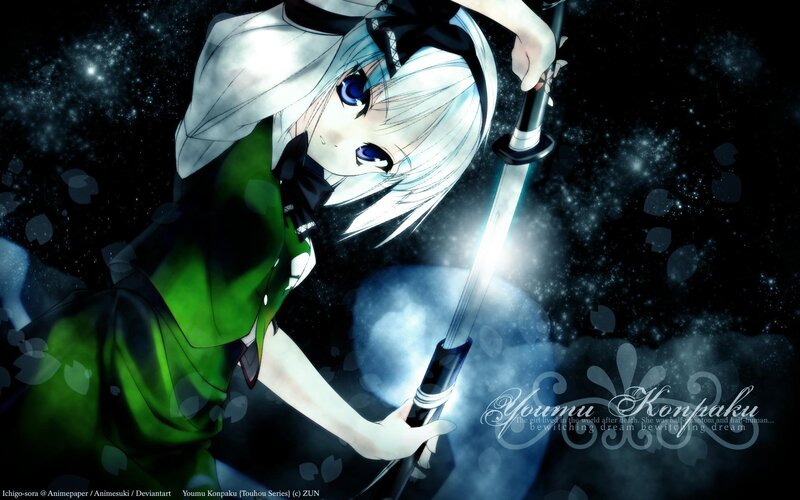 Youmu Konpaku with sword