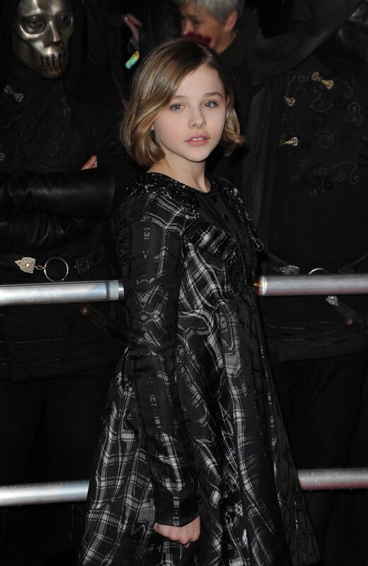 Young actress at a movie premiere