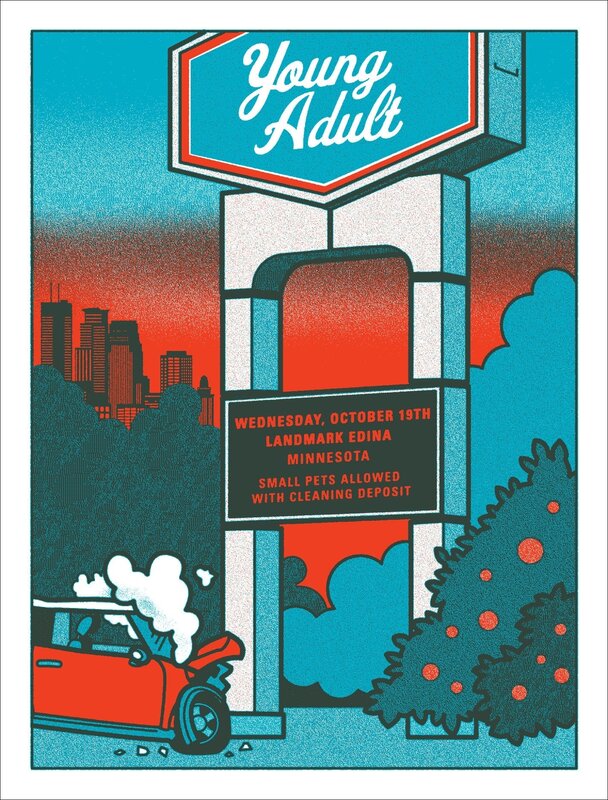 Young Adult concert poster