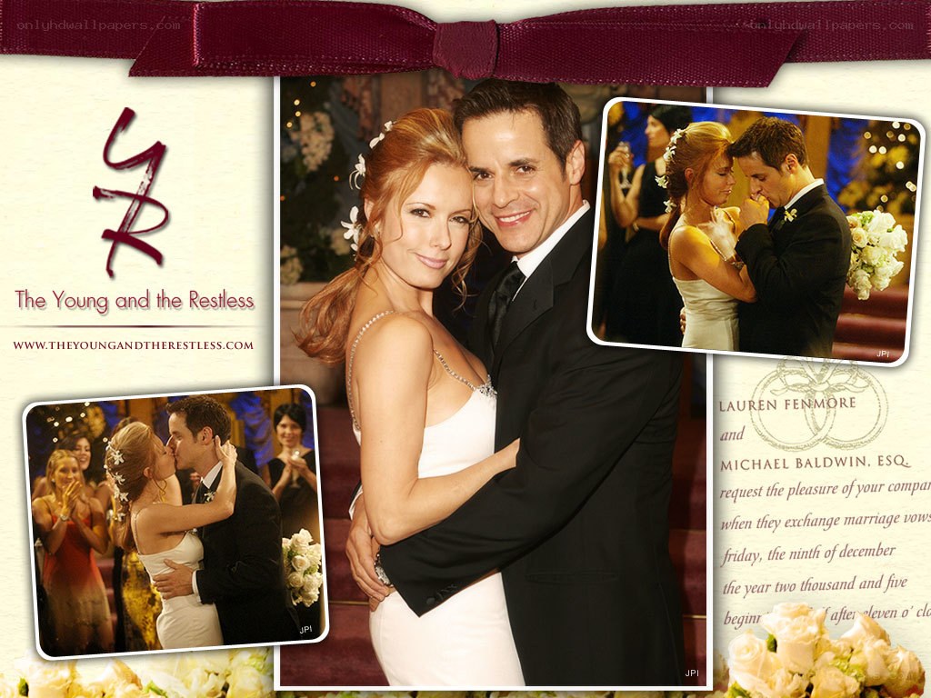 Young and the Restless wedding collage
