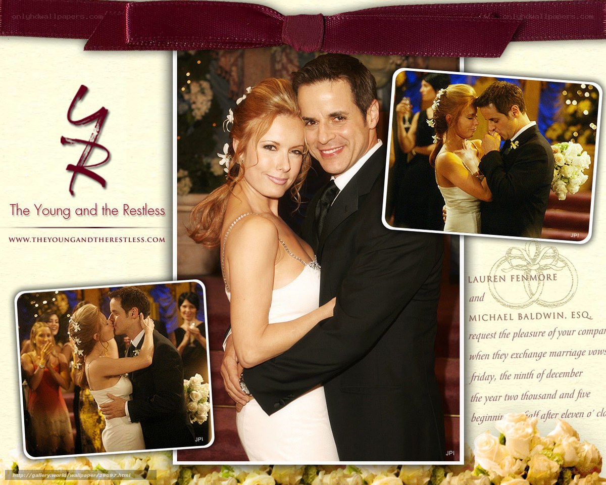 Young and the Restless wedding collage