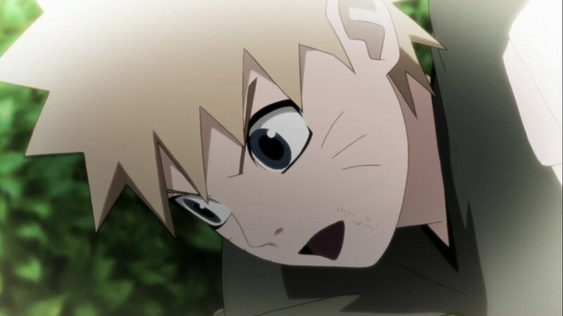 young anime character with spiky hair