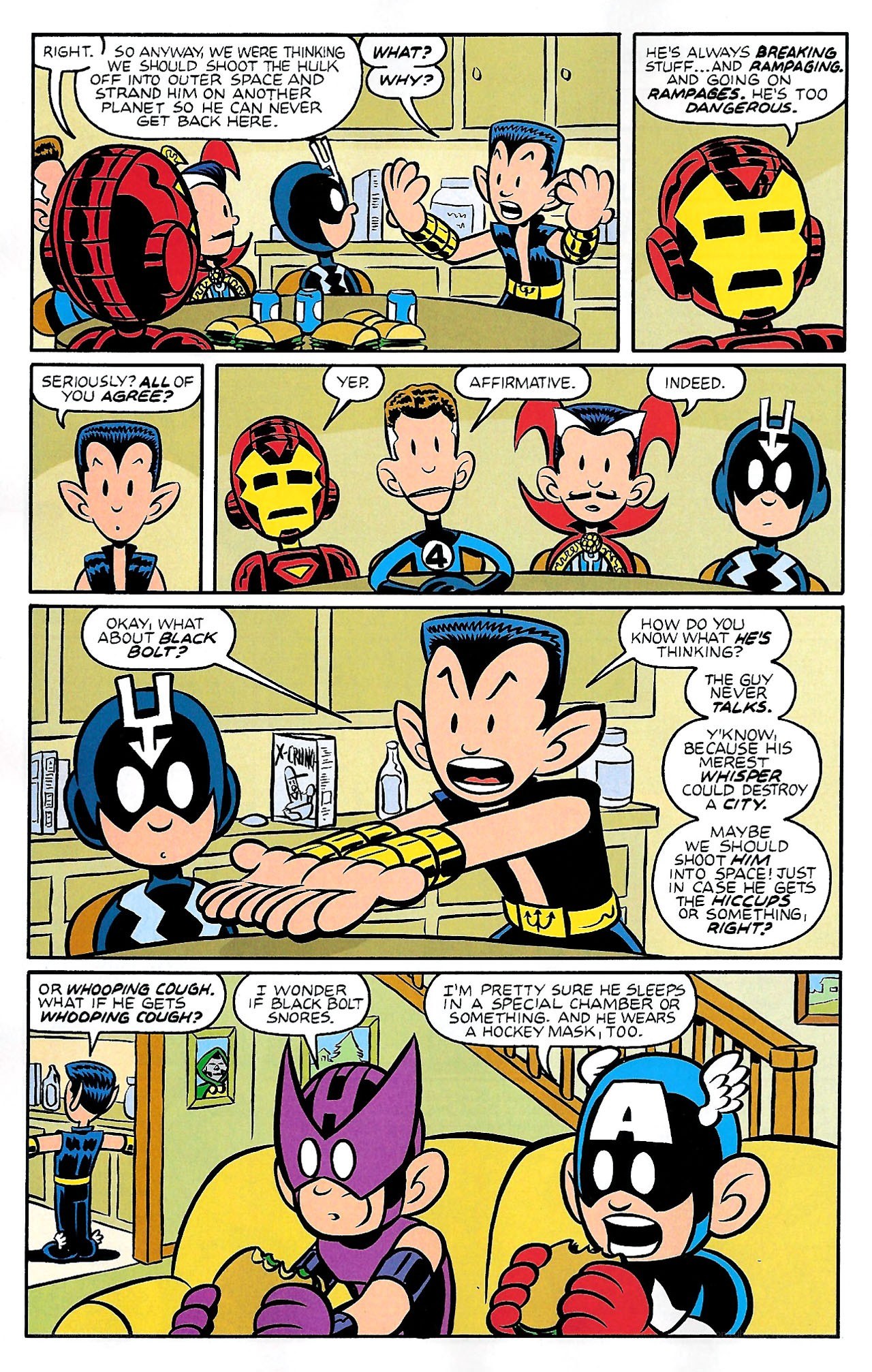 Young Avengers discuss Hulk
