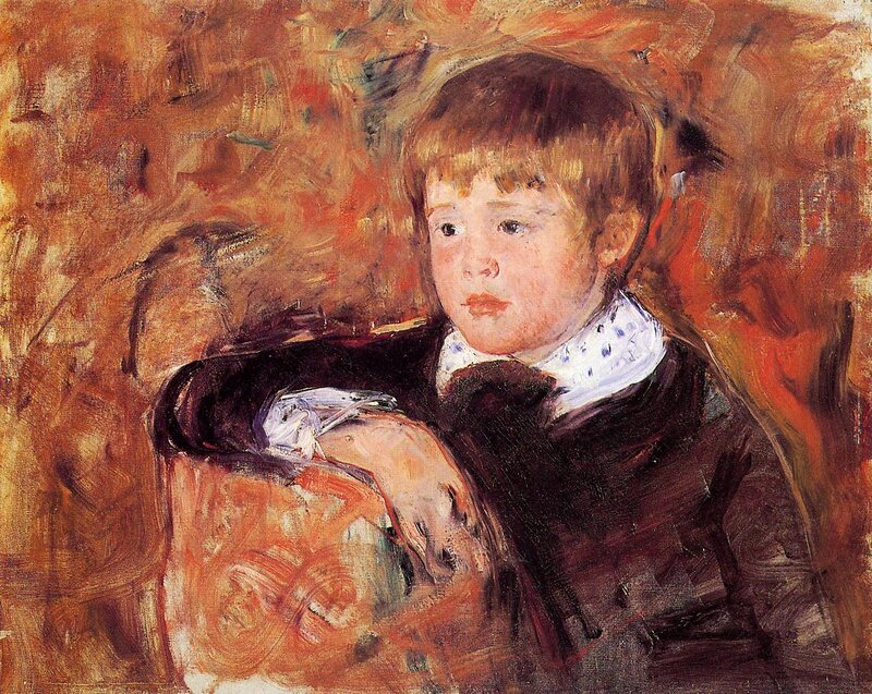 Young Boy in Dark Coat