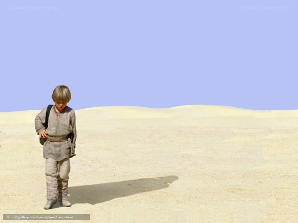 young boy in desert landscape