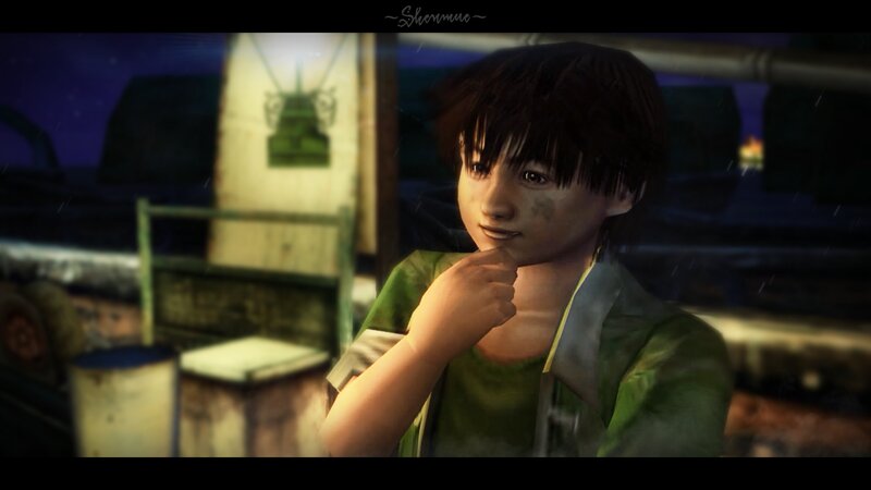 Young Boy in Green Shirt