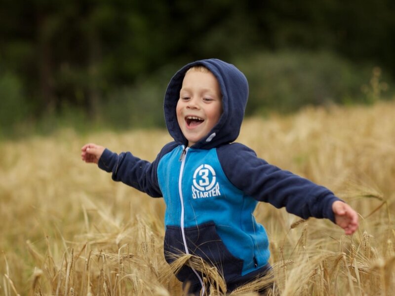 Young Boy in Wheat Field