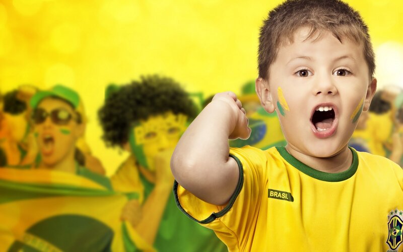 Young Boy in Yellow Shirt