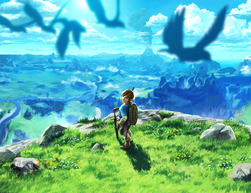 Young Boy on a Cliff