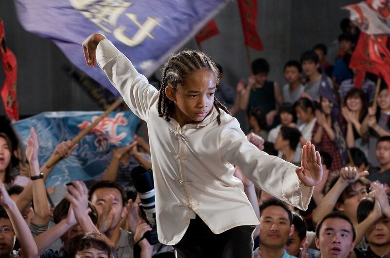 Young Boy Performing Martial Arts