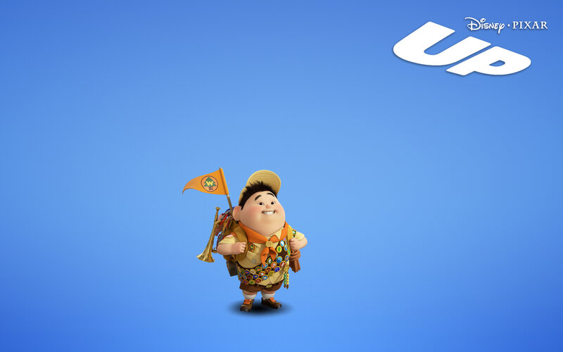 Young Boy Scout — Blue