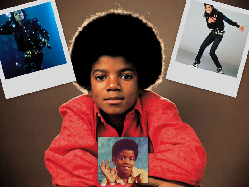 Young Boy with Afro — Red