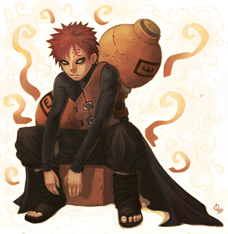 Young Boy with Red Hair — Brown