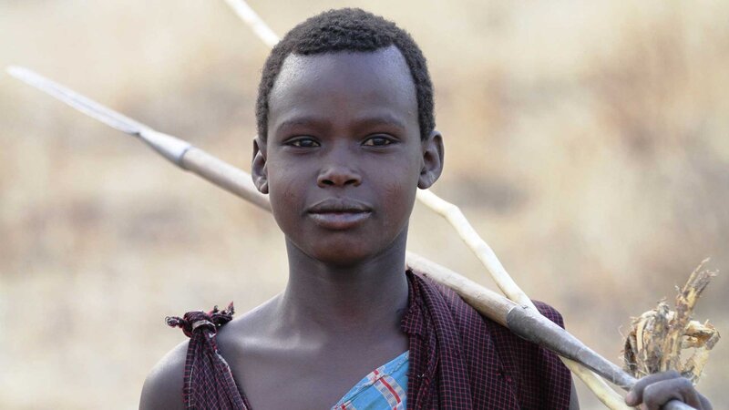 Young Boy with Spear