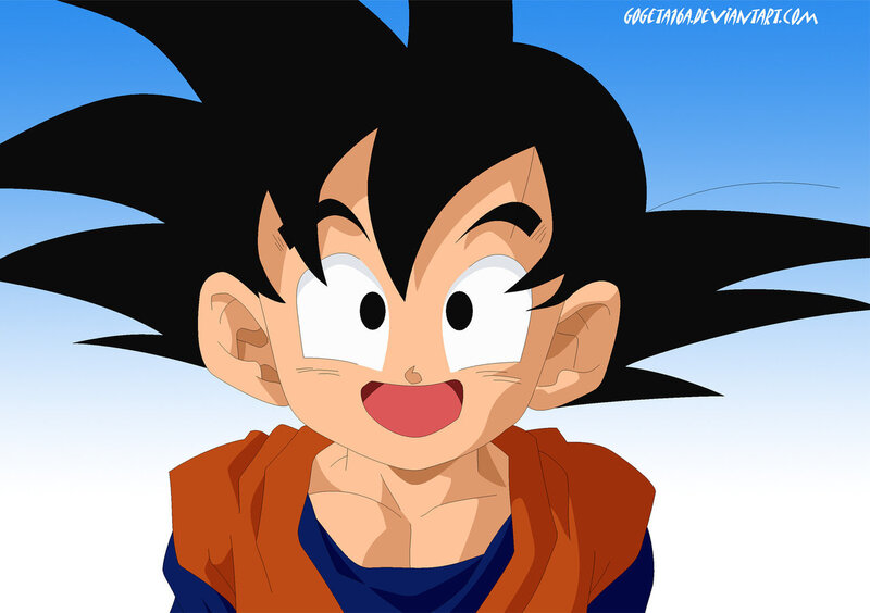 Young Boy with Spiky Hair — Blue