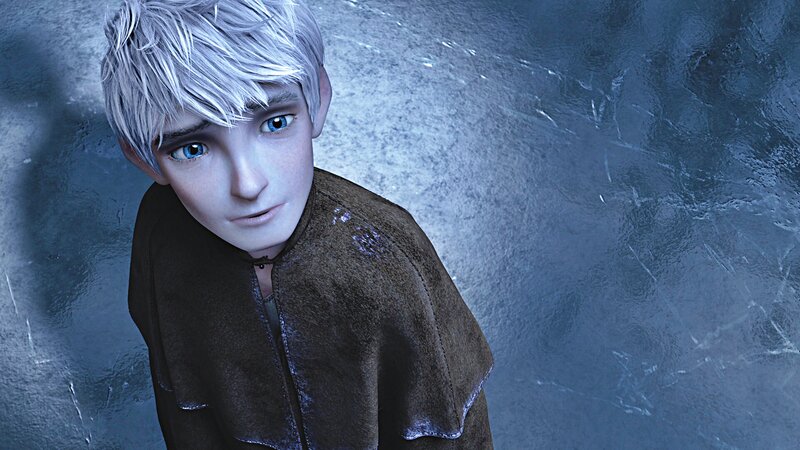 Young Boy with White Hair