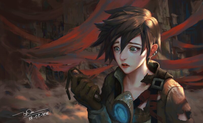 Young Character with Short Hair