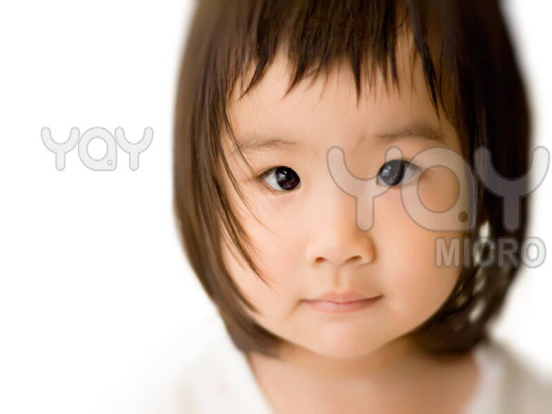 Young Child with Brown Hair