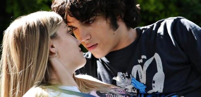Young Couple Kissing
