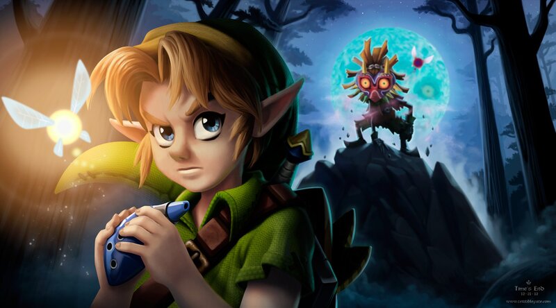 Young Elf Holding Flute