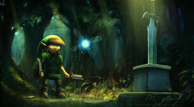 Young Elf in Forest