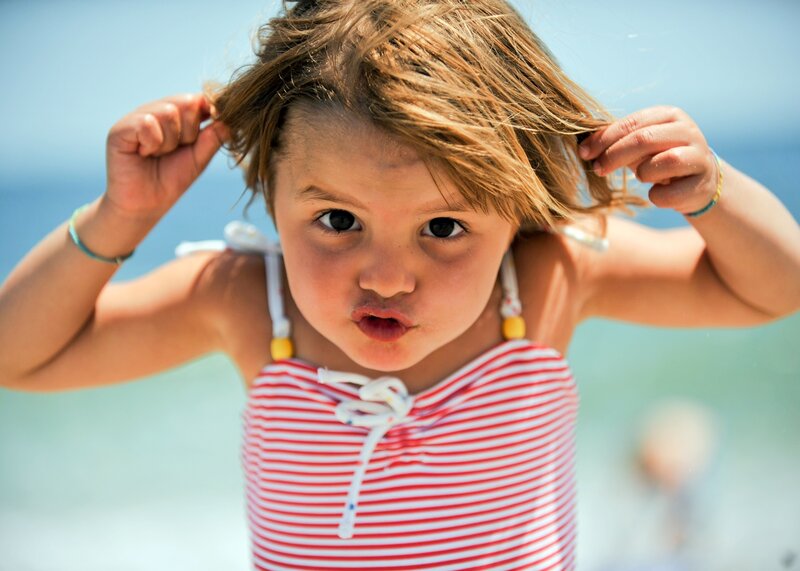 Young Girl at Beach