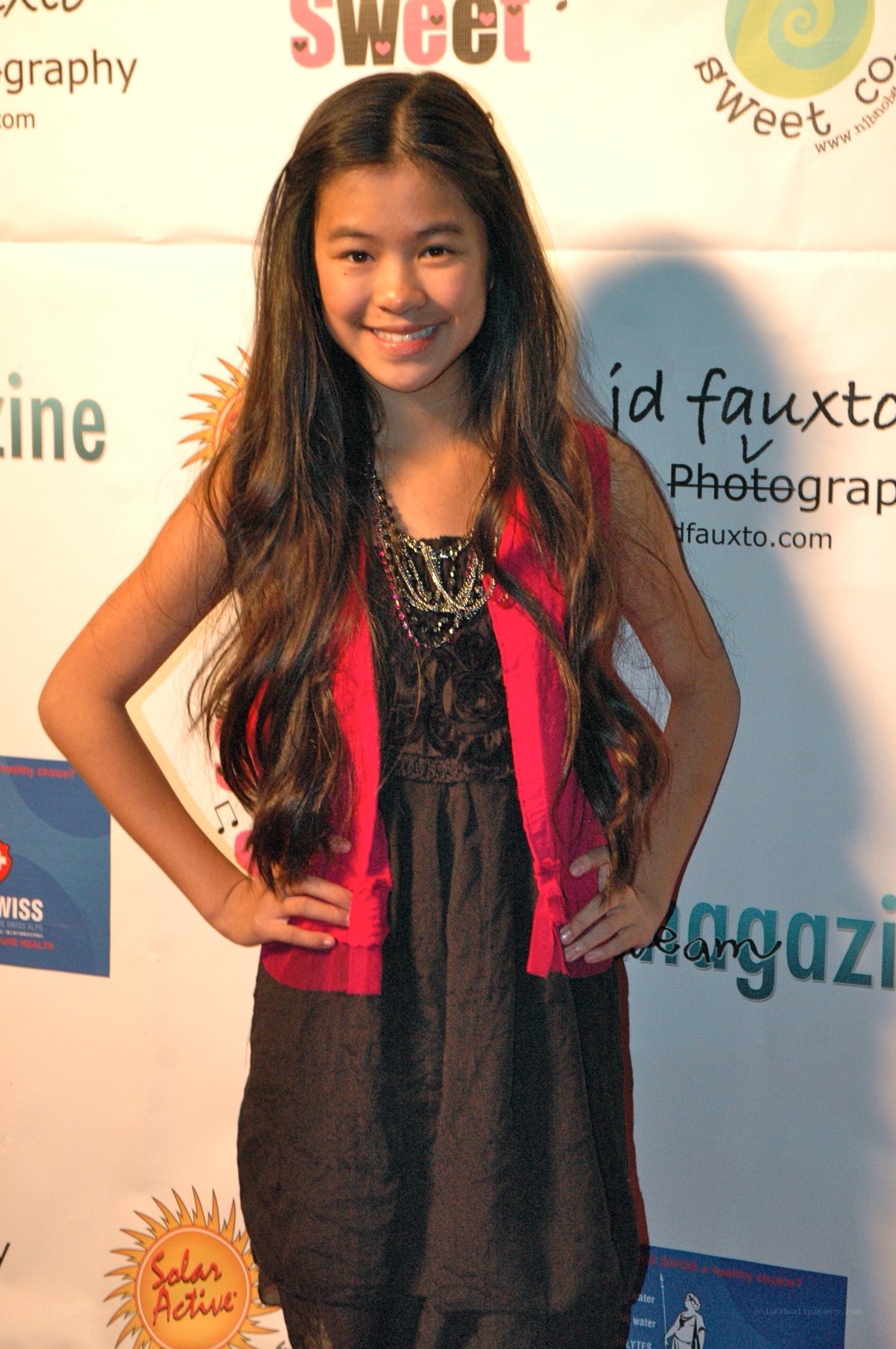 Young girl at event
