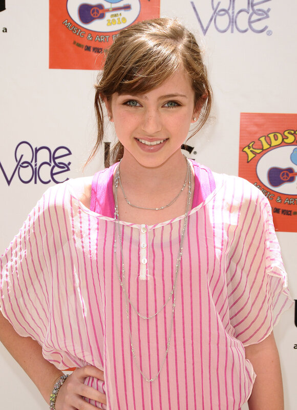 Young girl at music event