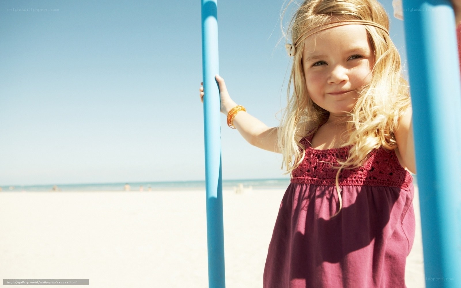 Young girl at the beach