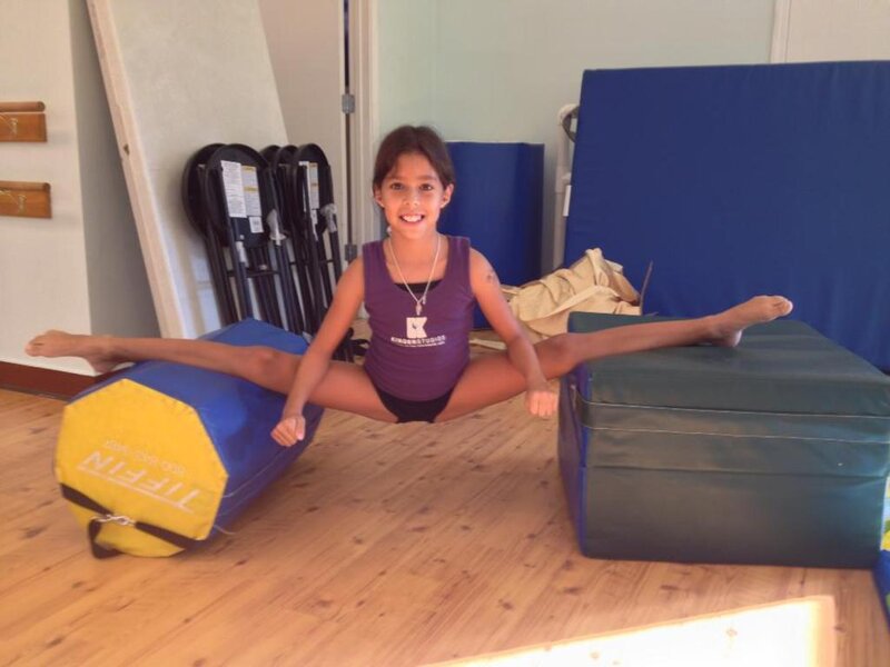 Young Girl Doing Splits