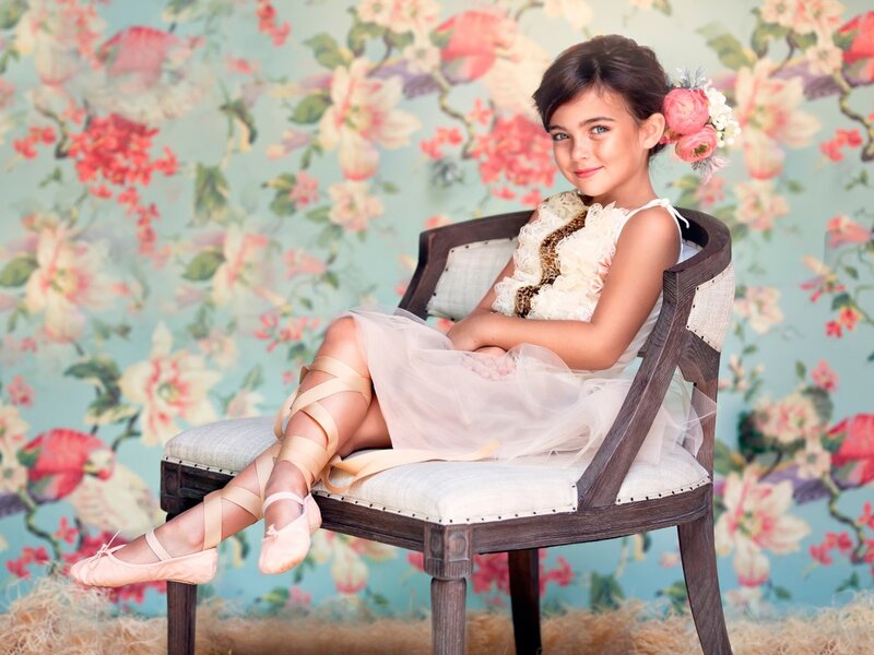 Young Girl in Ballet Dress