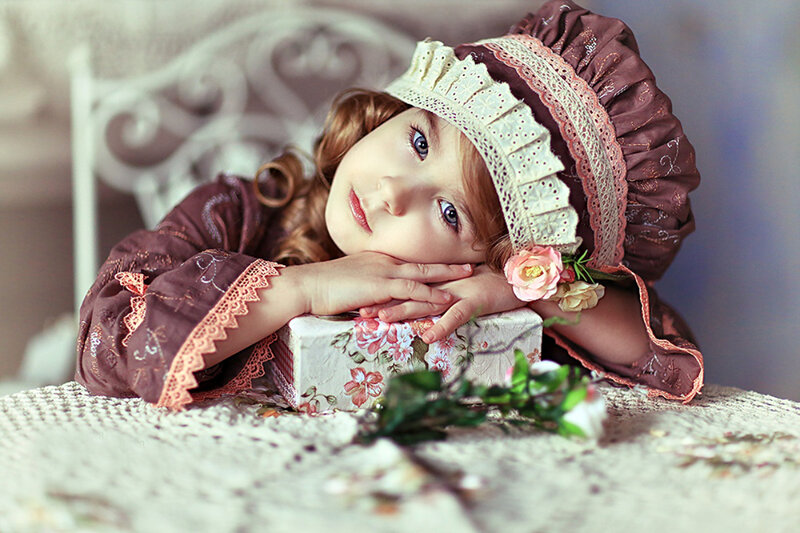 Young Girl in Bonnet