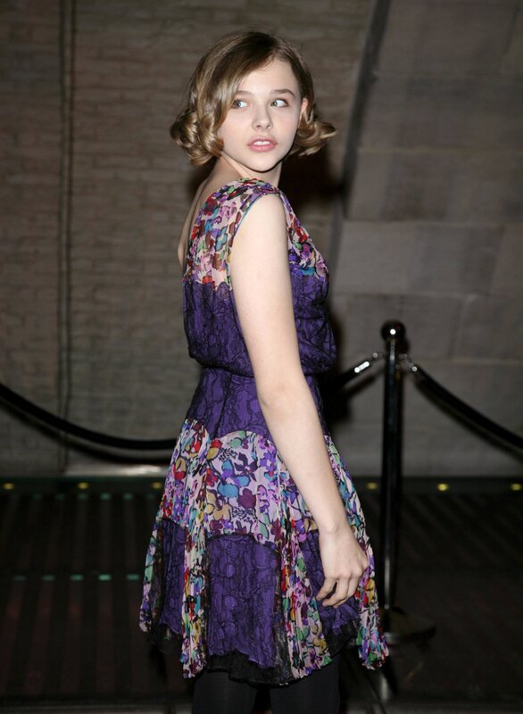 Young Girl in Floral Dress — Purple, Neutral, Photograph