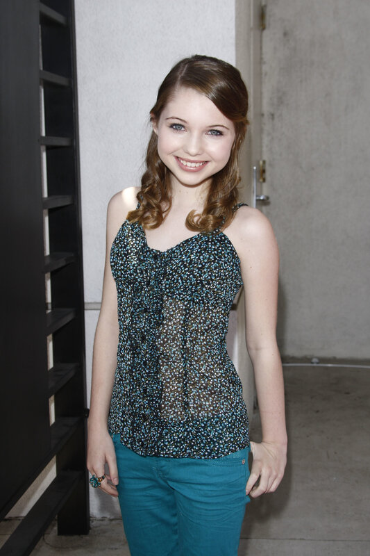 Young girl in floral top