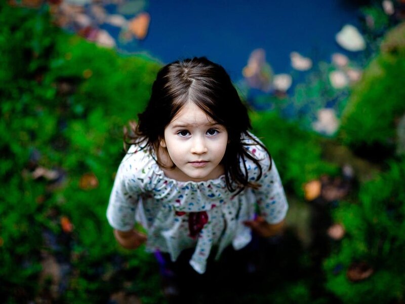 Young Girl in Garden