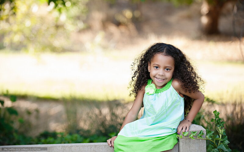 Young Girl in Green Dress