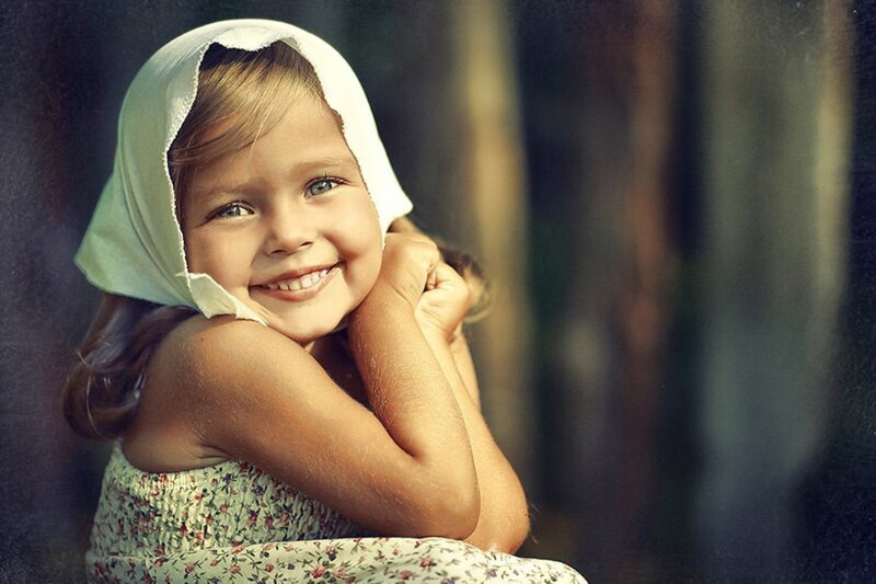 Young Girl in Headscarf