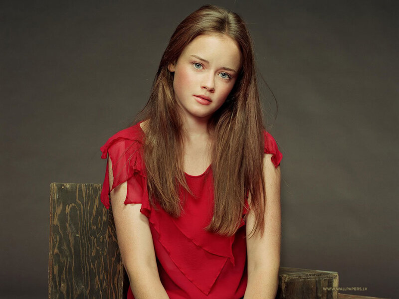 Young Girl in Red Dress