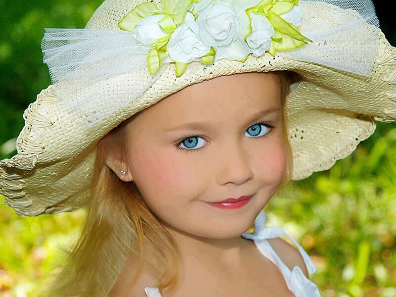 Young Girl in Straw Hat