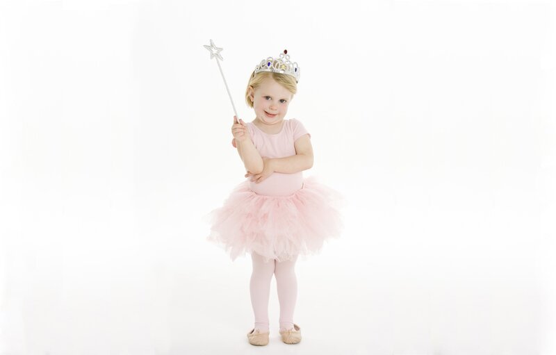 Young Girl in Tutu — Pink