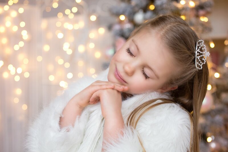 Young Girl in White Coat — Serene