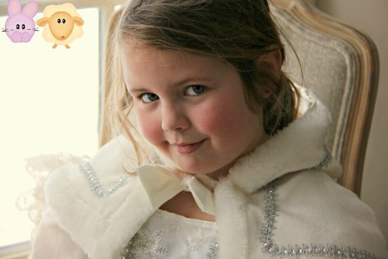 Young Girl in White Coat