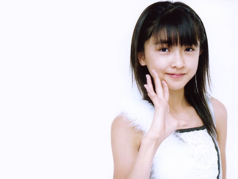 young girl in white dress