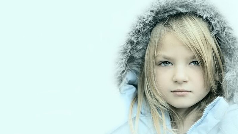 Young Girl in Winter Coat