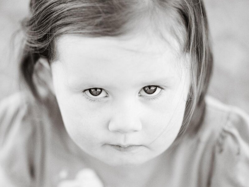 Young Girl Looking at Camera
