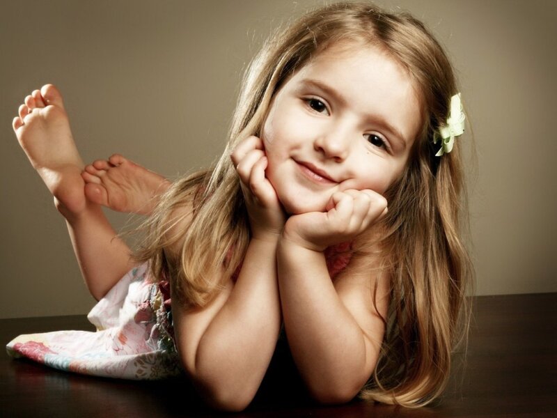 Young Girl Lying Down
