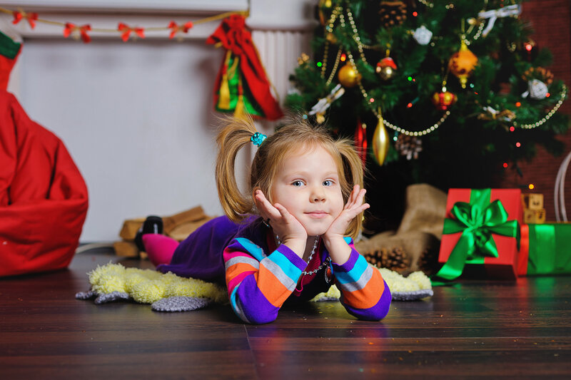 Young Girl on Floor