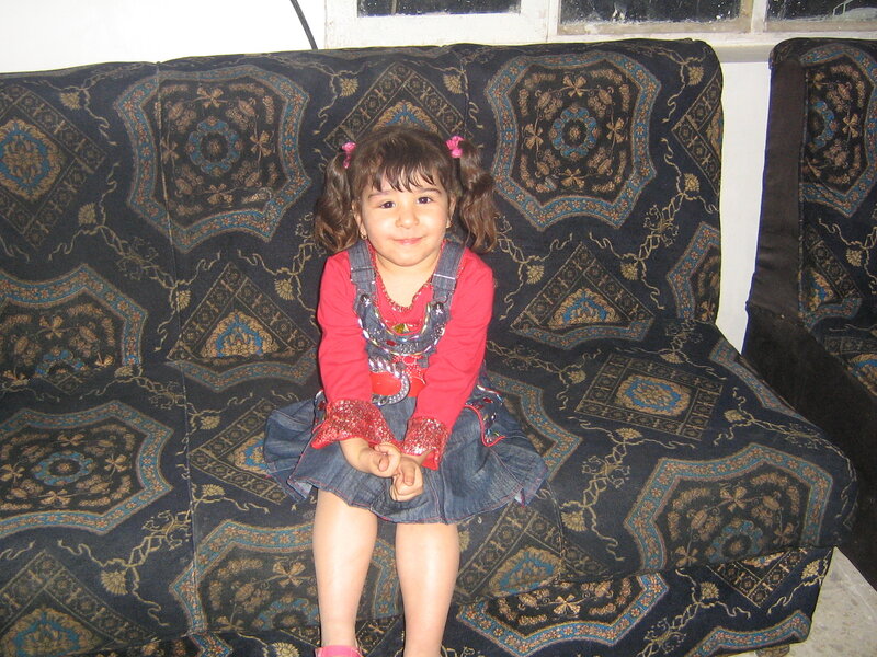Young Girl on Sofa